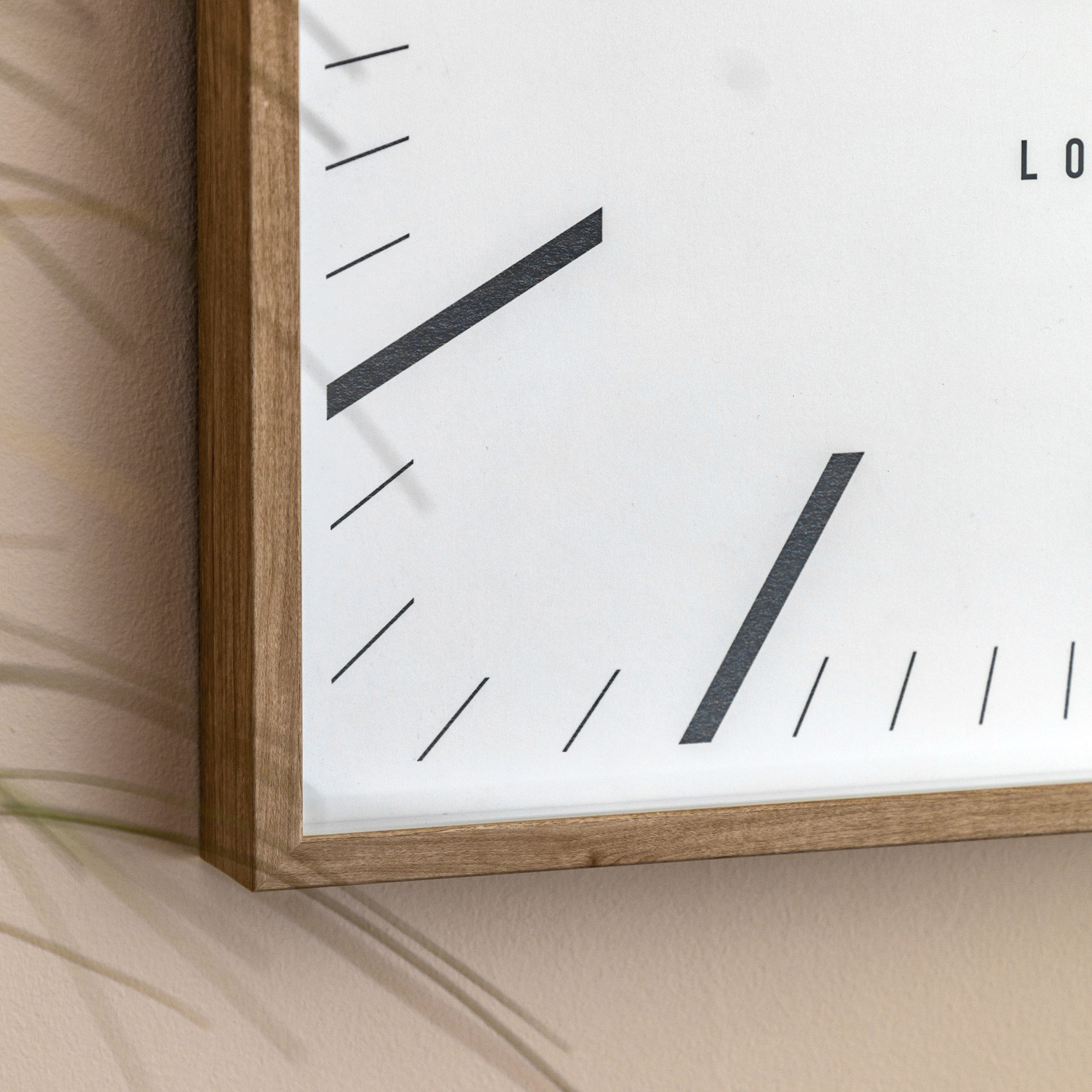 Penhurst Oak Wood Square Wall Clock